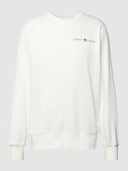 Sweatshirt mit Label-Print von Gant Beige - 4