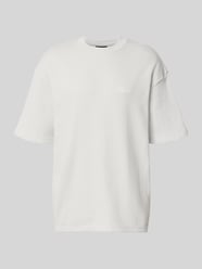 Overzized T-shirt met structuurpatroon van PEGADOR - 11