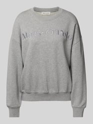 Sweatshirt mit Label-Stitching von Marc O'Polo Grau - 5