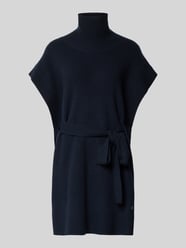 regular fit poncho van zuivere scheerwol model 'FAVANDA' van BOSS - 8