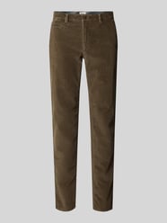 Slim Fit Cordhose mit Gesäßtaschen Modell 'Fabio' von Brax Beige - 13