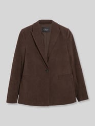 Regular Fit Longblazer mit Cordstruktur von s.Oliver BLACK LABEL - 25