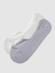 Füßlinge mit Label-Print im 2er-Pack von CK Calvin Klein Lila - 41