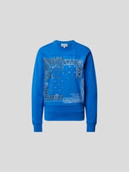 Sweatshirt mit Paisley-Dessin von Kenzo Blau - 10