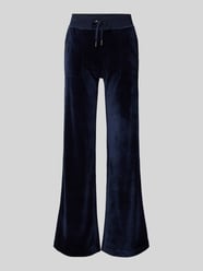 Low Rise Sweatpants mit aufgesetzten Taschen Modell 'LAYLA' von Juicy Couture Blau - 22