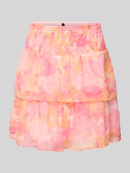Ausgestellter Mini-Rock mit Allover-Muster Modell 'SMILLA' von Vero Moda - 34
