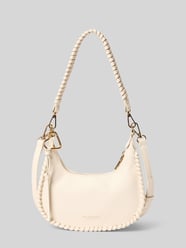 Half Moon tas met labeldetail model 'LILJENDAL' van Seidenfelt Beige - 48