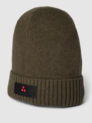 Beanie mit Label-Patch  Modell 'Silli' von Peuterey Grün - 20