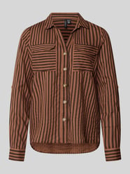 Regular fit blouse met lange mouwen van pure viscose model 'BUMPY' van VERO MODA - 24