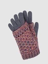 Handschuhe mit Woll-Anteil Modell 'Najda' von Chillouts Lila - 19