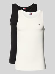 slim fit tank top van zuivere katoen in set van 2 van Tommy Jeans - 43