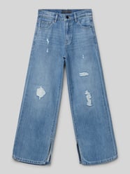 Jeans im Used-Look von Guess Blau - 25