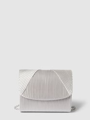 Clutch met structuurmotief van Vera Mont Grijs / zwart - 1