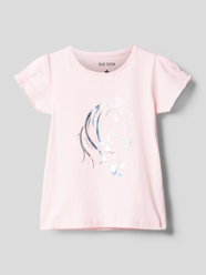 T-shirt met motiefprint van Blue Seven Roze - 20