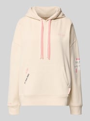 Hoodie met stitchings en kangoeroezak van Smith and Soul - 32
