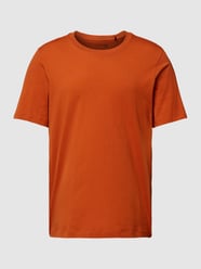 T-Shirt mit Rundhalsausschnitt Modell 'Mix+Relax' von Schiesser Orange - 16