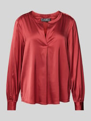 Regular Fit Bluse mit Tunikakragen Modell 'ENFA' von MOS MOSH Rot - 22