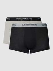 Hipster mit elastischem Logo-Bund von Emporio Armani Schwarz - 28