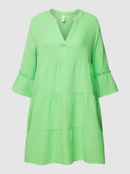 Minikleid aus Baumwolle Modell 'THYRA' von Only Grün - 25