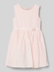 Kleid mit floraler Applikation von Happy Girls Pink - 33