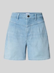 Relaxed Fit Jeansshorts mit Bundfalten von Rich & Royal - 23