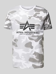 T-Shirt mit Label-Print von Alpha Industries - 28