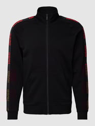 Sweatjacke mit Label-Print von HUGO Schwarz - 48
