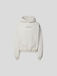 Oversized Hoodie aus Bio-Baumwolle von Preach Grau / Schwarz - 1