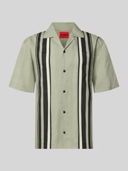 relaxed fit vrijetijdsoverhemd van mix van linnen en lyocell model 'ESPINO' van HUGO - 25