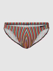 Slip met streepmotief, model 'PETERO' van HOM Oranje - 19