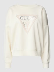 Oversized Sweatshirt mit Label-Print von Guess - 29