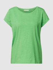 T-shirt z okrągłym dekoltem od edc By Esprit Zielony - 37