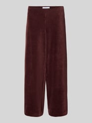 Tapered Fit Cordhose aus Baumwoll-Mix Modell 'SALLY' von Raffaello Rossi Bordeaux - 38