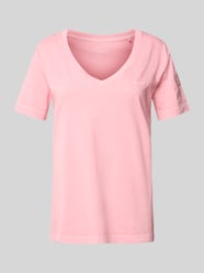 T-Shirt mit geripptem V-Ausschnitt von GANT - 32
