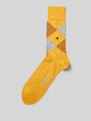 Socken mit Label-Applikation Modell 'MANCHESTER' von Burlington - 1