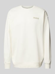 Sweatshirt mit Label-Print Modell 'EMIS' von Guess Activewear Weiß - 8