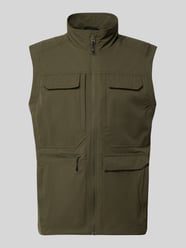 Kamizelka o kroju regular fit z naszywanymi kieszeniami model 'Bergheim' od Icepeak - 44