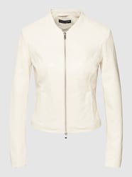 Jacke in Leder-Optik von Repeat Beige - 31