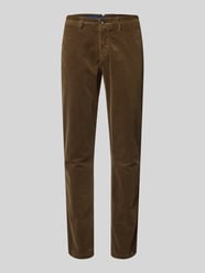 Slim Fit Cordhose Modell 'Subway' von g1920 Grün - 5