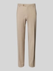 Stoffhose mit Bundfalten Modell 'Cedric' von CG - Club of Gents Beige - 20