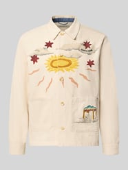 Regular Fit Overshirt mit Motiv-Prints- und -Applikationen von Scotch & Soda - 30