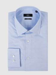 Slim Fit Business-Hemd aus Oxford mit extra langem Arm Modell 'Jango' von BOSS Blau - 23