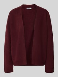 regular fit vest in open pasvorm van MORE & MORE Bordeaux - 16