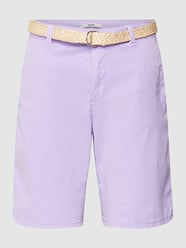 Chinoshorts mit französischen Eingrifftaschen von Esprit Lila - 4