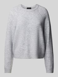 Relaxed Fit Pullover mit Rundhalsausschnitt Modell 'OLLA' von Pieces Grau - 1