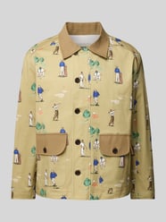 Fieldjacket mit Pattentaschen Modell 'GOLF' von POMPEII BRAND Beige - 21