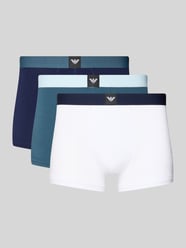 Trunks mit elastischem Logo-Bund im 3er-Pack von Emporio Armani - 36