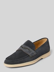 Loafersy z naturalnej skóry w imitacji zamszu od Carl Gross - 20