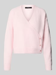 Cardigan mit Wickeloptik Modell 'VMMILINA' von VERO MODA Pink - 28