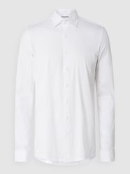 Slim Fit Business-Hemd aus Jersey mit extra langem Arm - bügelleicht  von OLYMP Level Five Weiß - 4